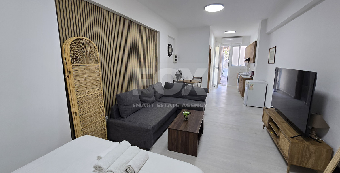 Fully Furnished Ground Floor  Studio Apartment for Rent in Agia Trias, Limassol