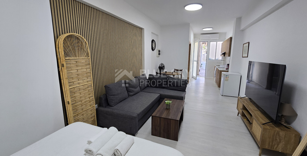 Fully Furnished Ground Floor  Studio Apartment for Rent in Agia Trias, Limassol