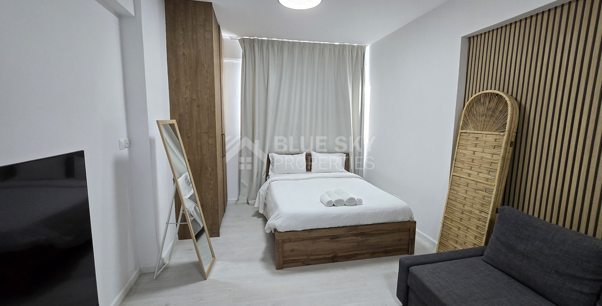 Fully Furnished Ground Floor  Studio Apartment for Rent in Agia Trias, Limassol