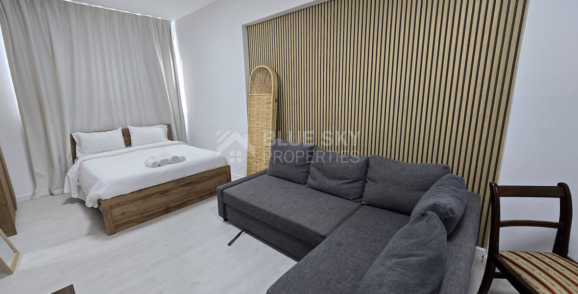 Fully Furnished Ground Floor  Studio Apartment for Rent in Agia Trias, Limassol