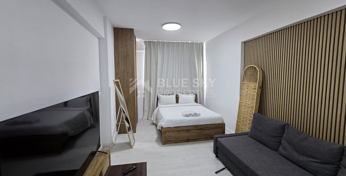 Fully Furnished Ground Floor  Studio Apartment for Rent in Agia Trias, Limassol