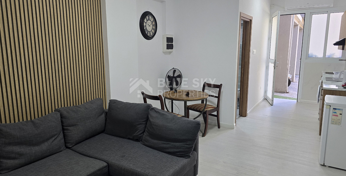 Fully Furnished Ground Floor  Studio Apartment for Rent in Agia Trias, Limassol