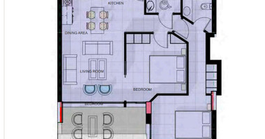 Luxury three Bedroom, two Bathroom Apartment in Chloraka, Paphos for sale