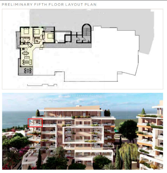 Luxury three Bedroom, two Bathroom Apartment in Chloraka, Paphos for sale