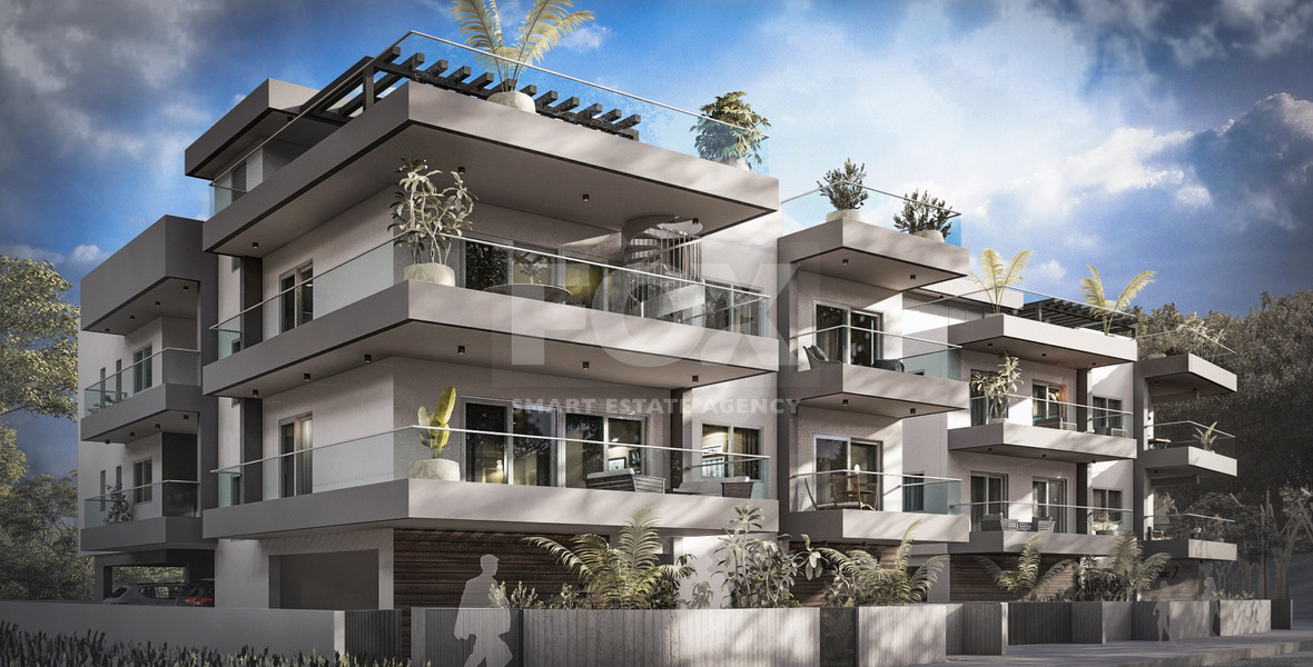 Three Bedroom Top Floor Apartment with Roof Garden for sale in Erimi