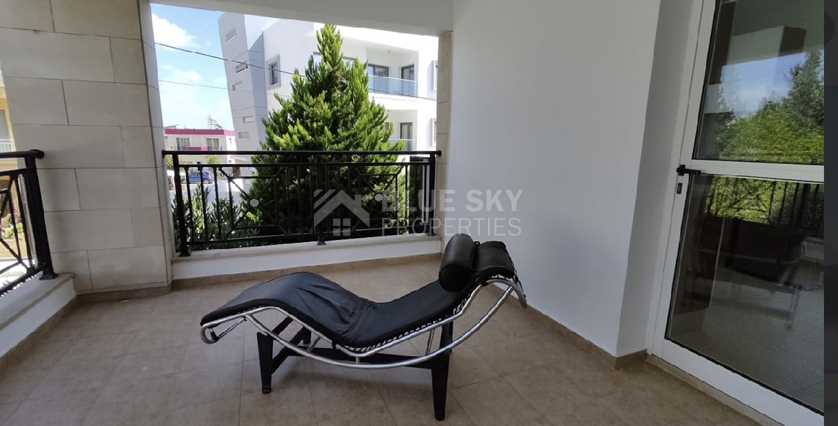 For sale Spacious two Bedroom Apartment with Large Veranda & Title Deed – Universal, Paphos
