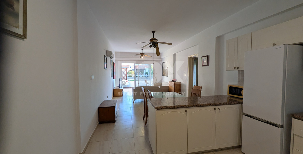 Fully Furnished Two Bedroom Ground Floor Apartment for rent in Agios Theodoros, Paphos
