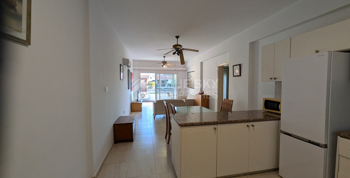 Fully Furnished Two Bedroom Ground Floor Apartment for rent in Agios Theodoros, Paphos