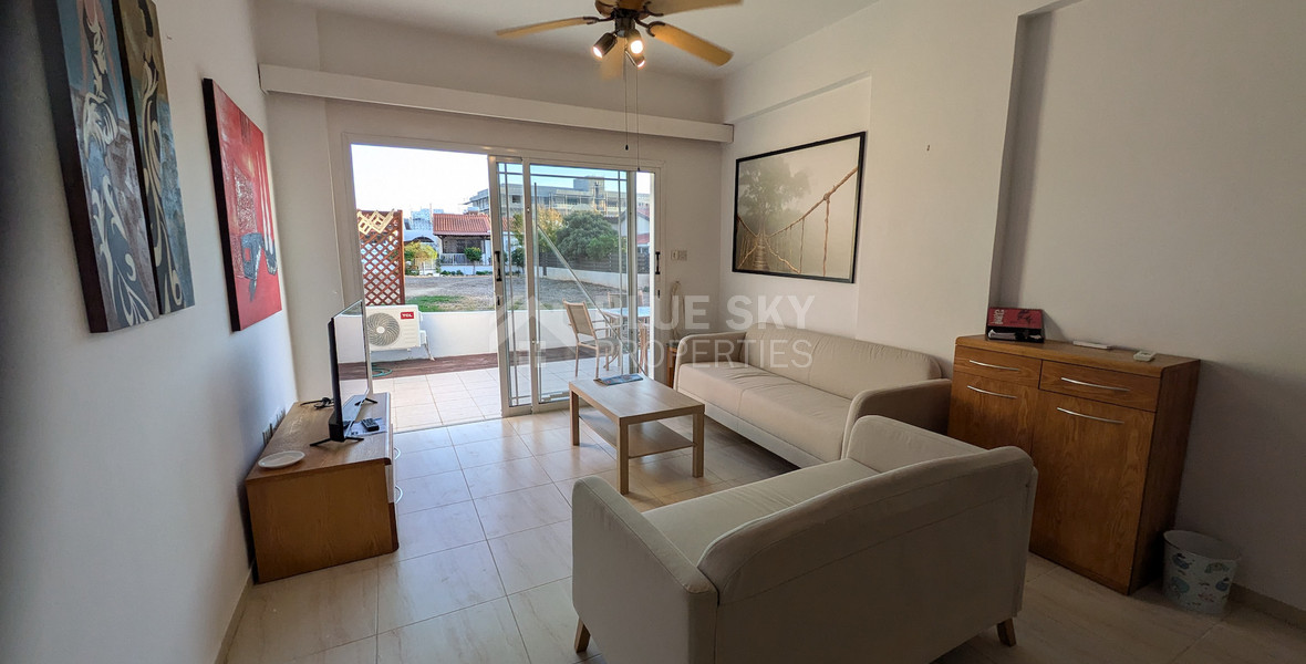 Fully Furnished Two Bedroom Ground Floor Apartment for rent in Agios Theodoros, Paphos