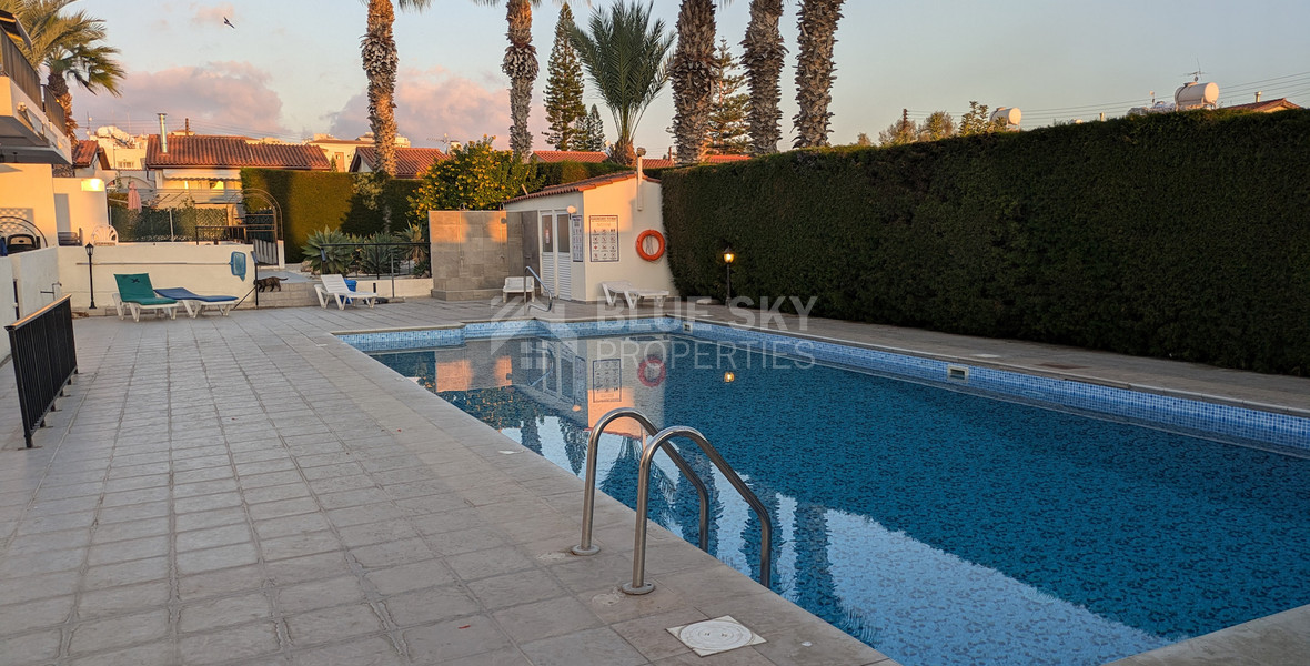 Fully Furnished Two Bedroom Ground Floor Apartment for rent in Agios Theodoros, Paphos