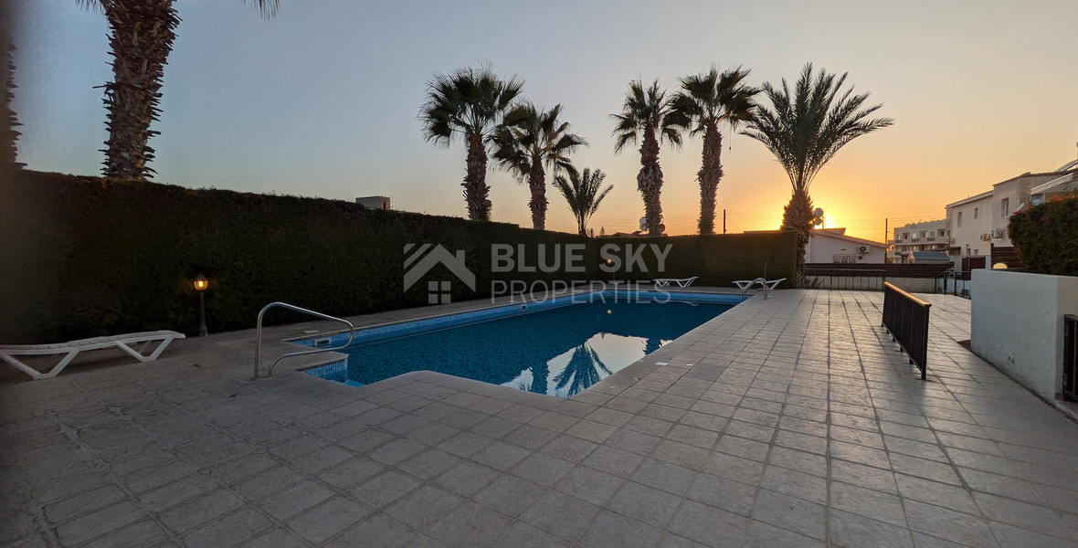 Fully Furnished Two Bedroom Ground Floor Apartment for rent in Agios Theodoros, Paphos