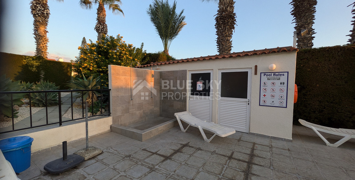 Fully Furnished Two Bedroom Ground Floor Apartment for rent in Agios Theodoros, Paphos