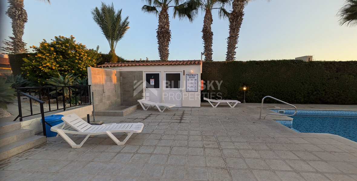 Fully Furnished Two Bedroom Ground Floor Apartment for rent in Agios Theodoros, Paphos