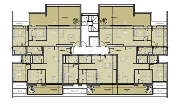 Elegant 2-Bedroom Penthouse with Private Roof Garden Mountain View & Sea View in Agios Athanasios, Limassol