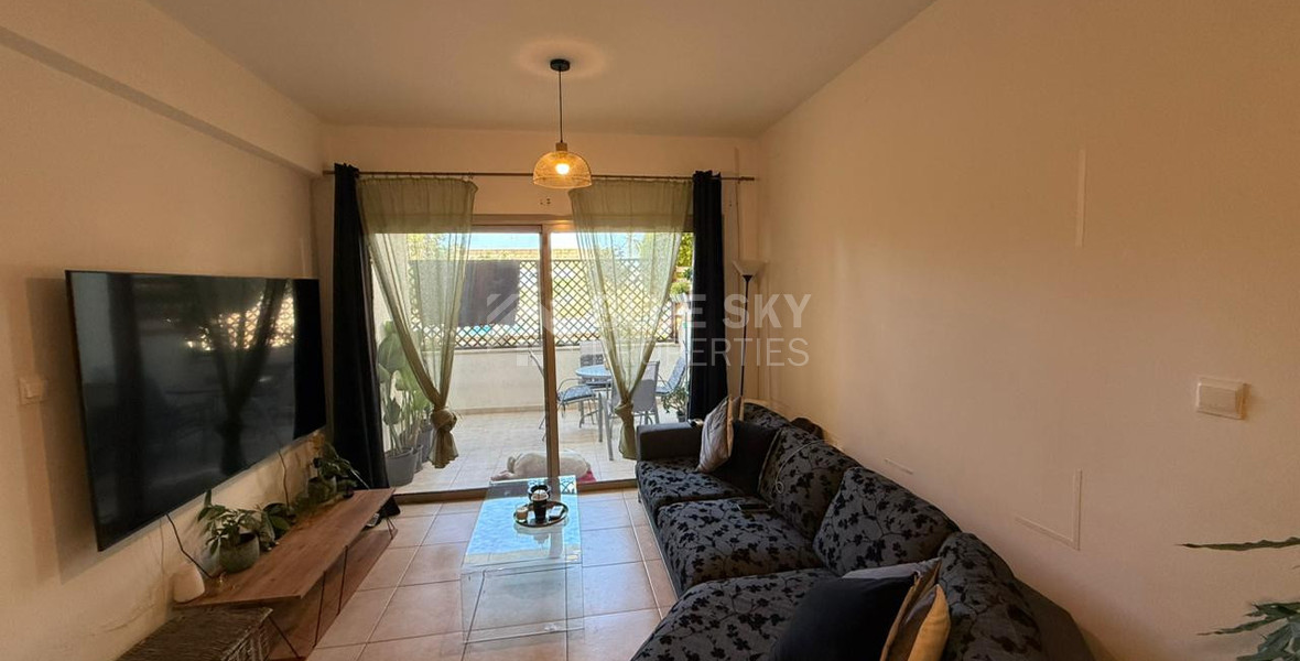 Two bedroom cozy apartment for sale in a quiet area of Geroskipou, Paphos