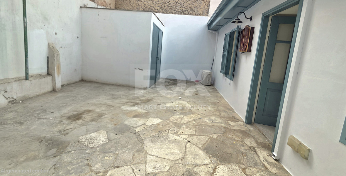 Charming Listed Three Bedroom House for rent in the Heart of Historical Center Limassol