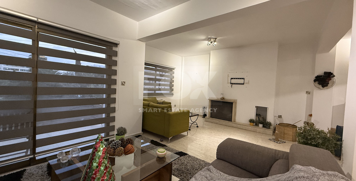FOR SALE UPPER LEVEL THREE BEDROOM APARTMENT  WITH GARAGE, IN OMONOIA AVENUE OPPOSITE GREEN AREA