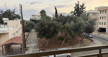 FOR SALE UPPER LEVEL THREE BEDROOM APARTMENT  WITH GARAGE, IN OMONOIA AVENUE OPPOSITE GREEN AREA