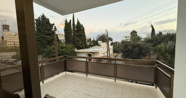 FOR SALE UPPER LEVEL THREE BEDROOM APARTMENT  WITH GARAGE, IN OMONOIA AVENUE OPPOSITE GREEN AREA