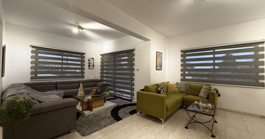 FOR SALE UPPER LEVEL THREE BEDROOM APARTMENT  WITH GARAGE, IN OMONOIA AVENUE OPPOSITE GREEN AREA