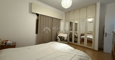 FOR SALE UPPER LEVEL THREE BEDROOM APARTMENT  WITH GARAGE, IN OMONOIA AVENUE OPPOSITE GREEN AREA