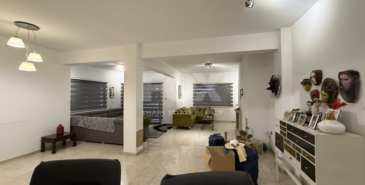 FOR SALE UPPER LEVEL THREE BEDROOM APARTMENT  WITH GARAGE, IN OMONOIA AVENUE OPPOSITE GREEN AREA