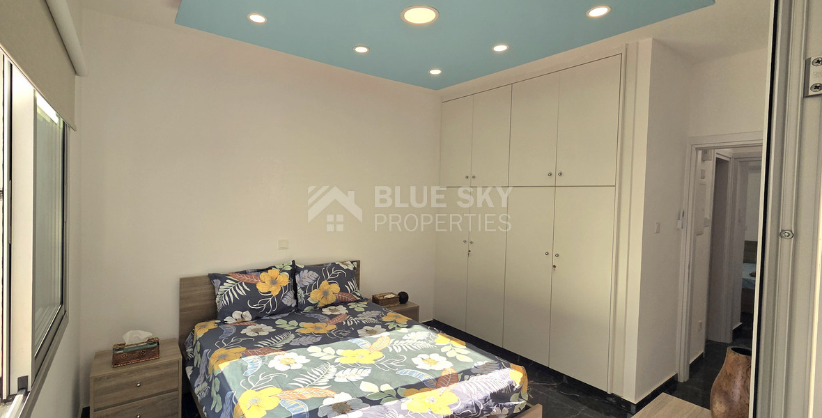 Elegant and Sunny Sea View Two Bedroom Luxury Apartment for Rent in Neapoli Limassol