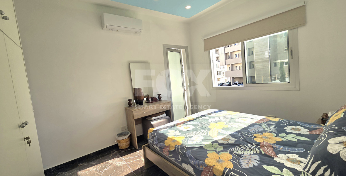 Elegant and Sunny Sea View Two Bedroom Luxury Apartment for Rent in Neapoli Limassol