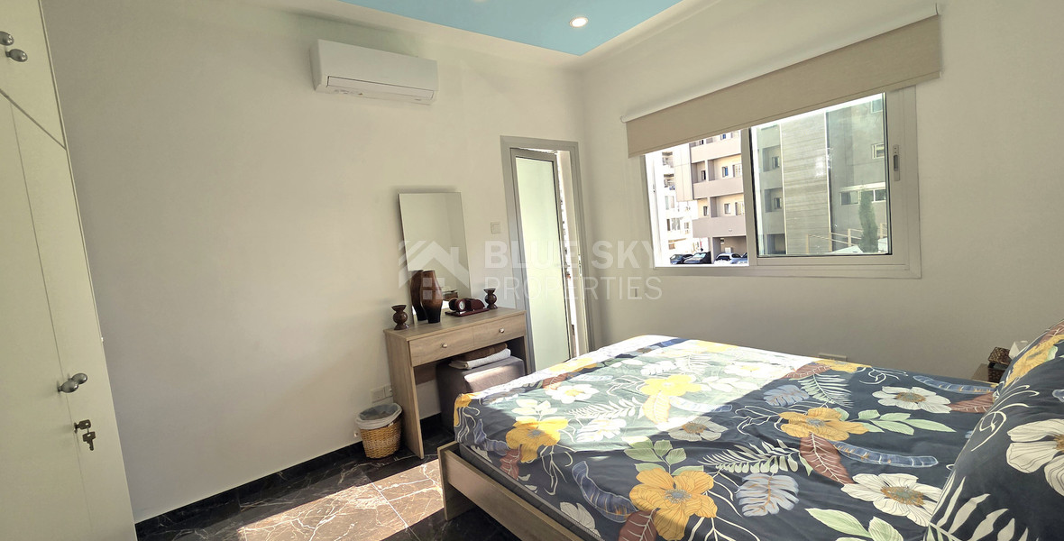 Elegant and Sunny Sea View Two Bedroom Luxury Apartment for Rent in Neapoli Limassol