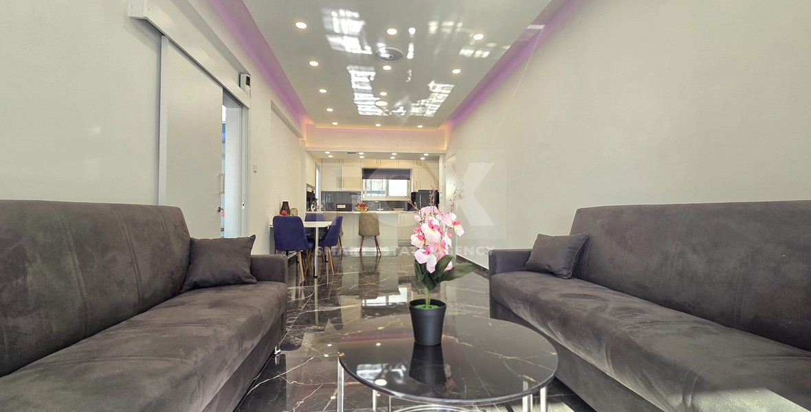 Elegant and Sunny Sea View Two Bedroom Luxury Apartment for Rent in Neapoli Limassol