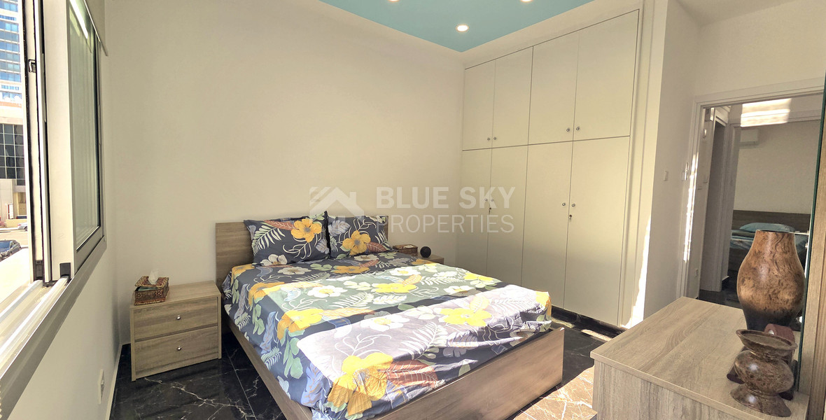 Elegant and Sunny Sea View Two Bedroom Luxury Apartment for Rent in Neapoli Limassol