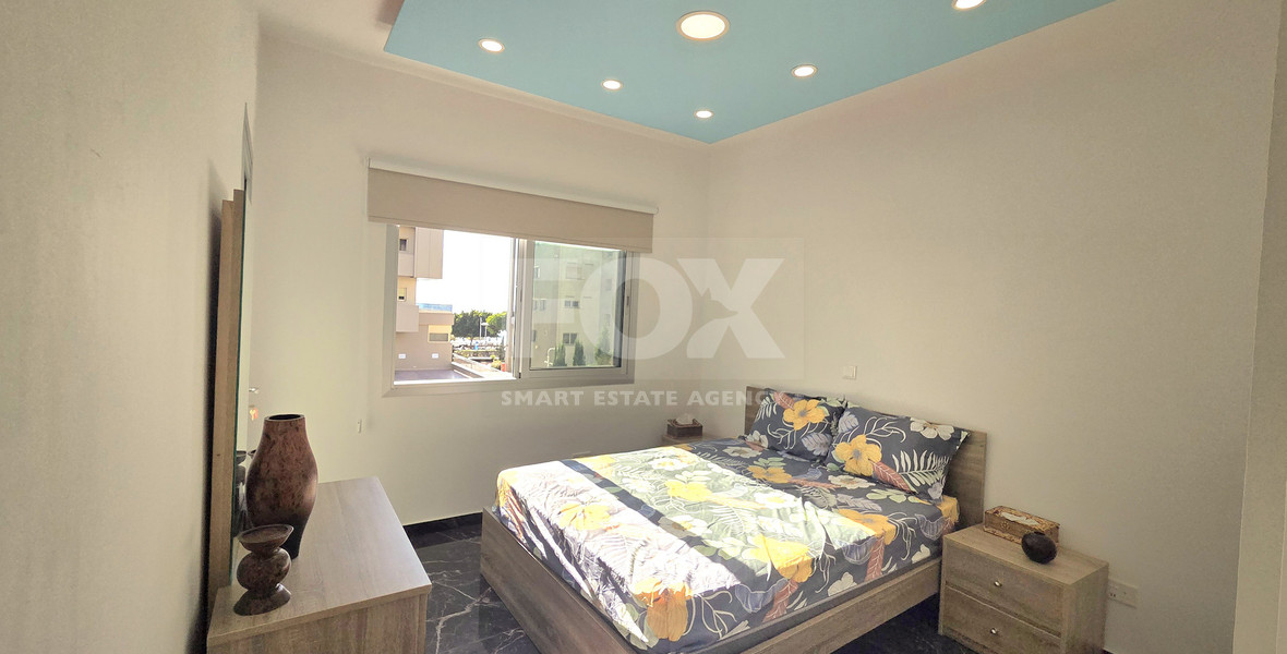 Elegant and Sunny Sea View Two Bedroom Luxury Apartment for Rent in Neapoli Limassol