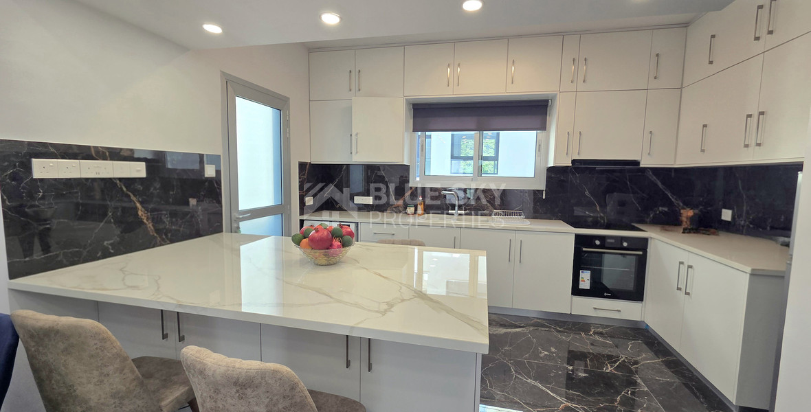 Elegant and Sunny Sea View Two Bedroom Luxury Apartment for Rent in Neapoli Limassol