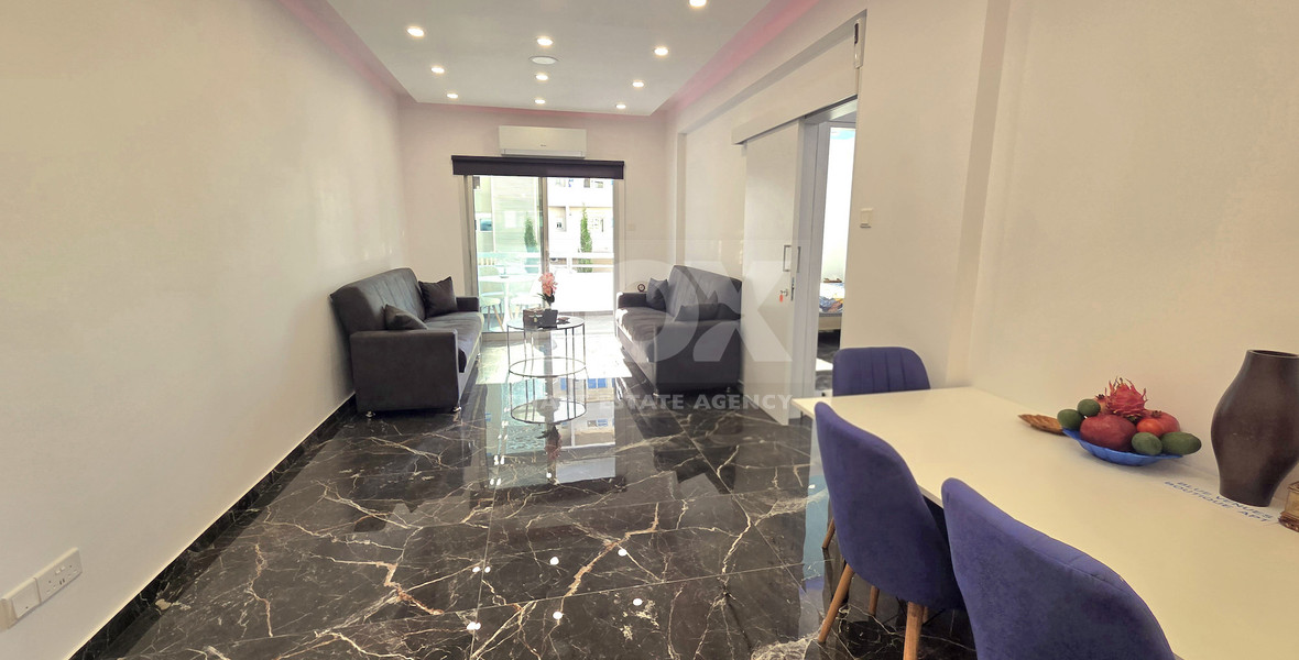 Elegant and Sunny Sea View Two Bedroom Luxury Apartment for Rent in Neapoli Limassol