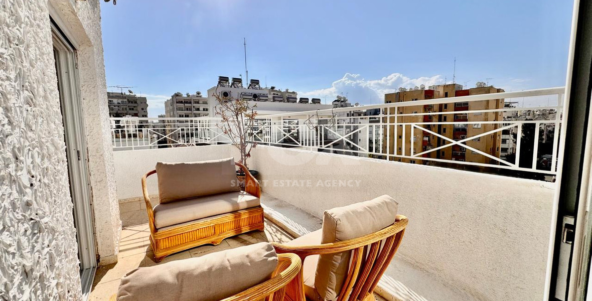 For Rent: Fully Renovated & Furnished Three-Bedroom Penthouse in Neapoli, Limassol