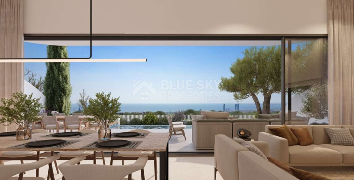 Luxurious 3-Bedroom Villa with Private Pool & Panoramic Views in Germasogeia, Limassol