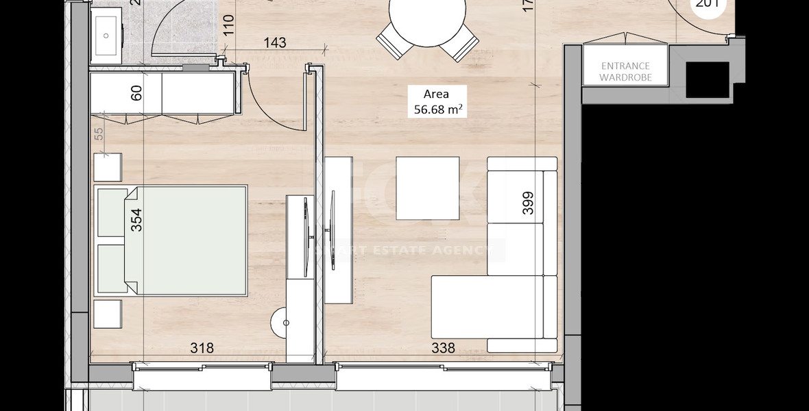 Stylish 1-Bedroom Apartment for Sale in Kapsalos, Limassol