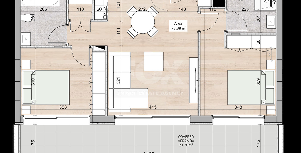 Spacious 2-Bedroom Apartment for Sale in Kapsalos, Limassol