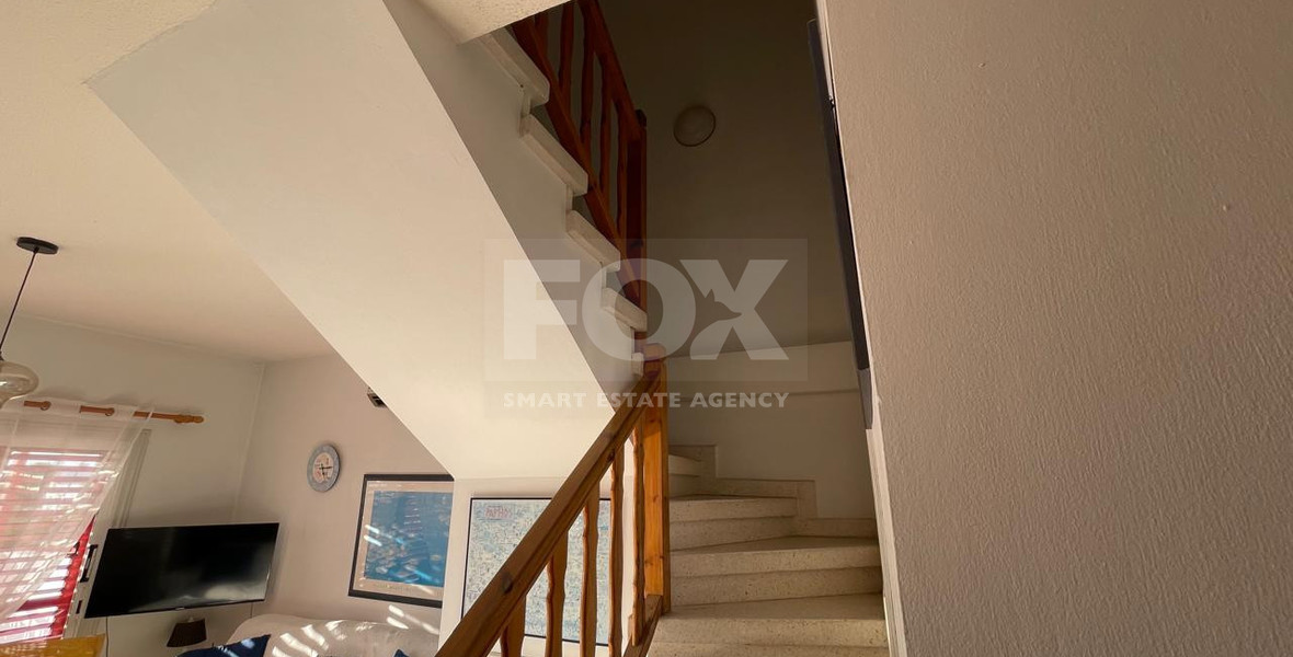 For Rent Fully Furnished Sea-View Townhouse in Chlorakas, Paphos