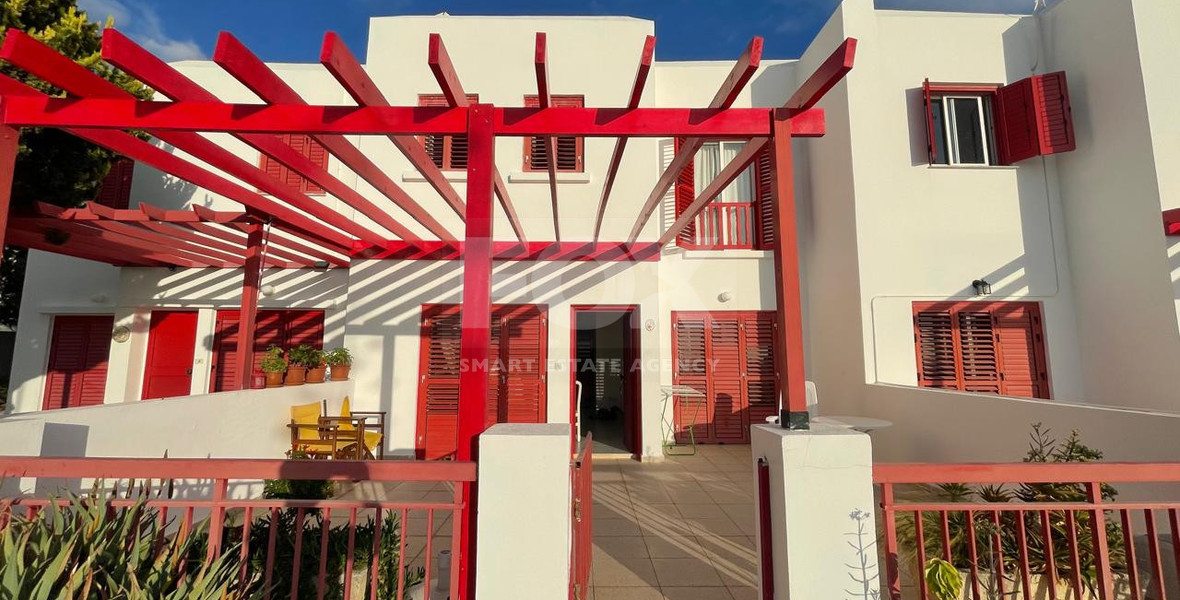 For Rent Fully Furnished Sea-View Townhouse in Chlorakas, Paphos