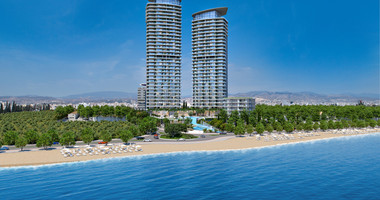 Elegant Seafront Living in Limassol – Spacious Three-Bedroom Residence for sale close to Limassol Marina