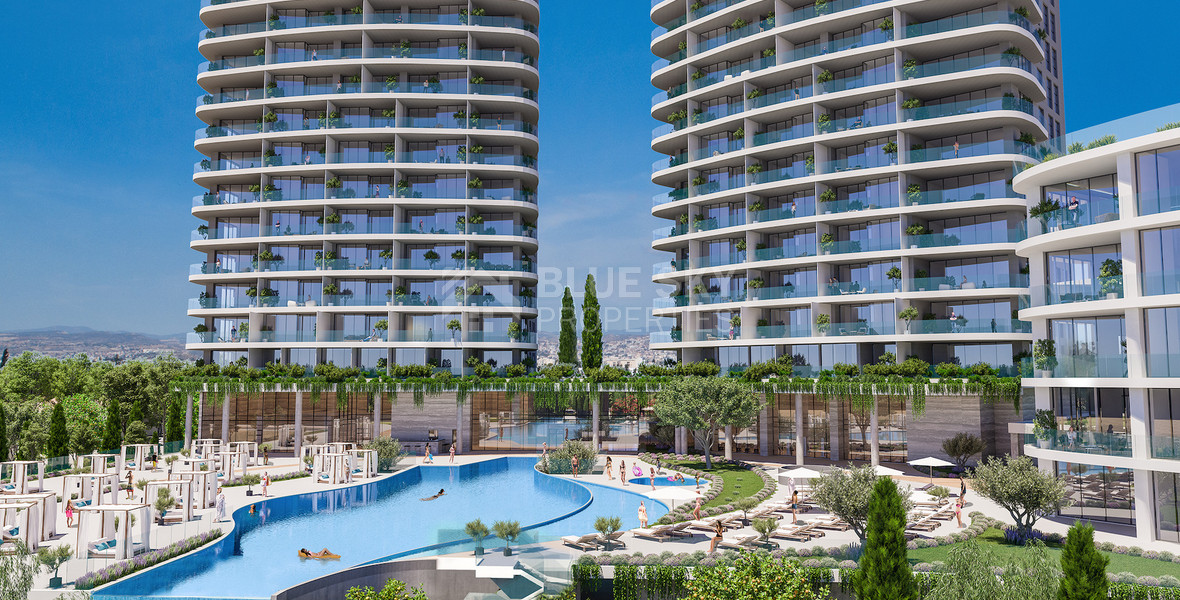 Elegant Seafront Living in Limassol – Spacious Two-Bedroom Residence for sale close to Limassol Marina