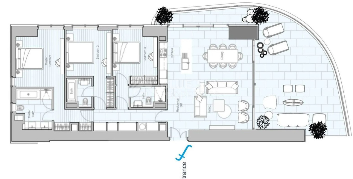 Elegant Seafront Living in Limassol – Spacious Three-Bedroom Residence for sale close to Limassol Marina