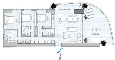 Elegant Seafront Living in Limassol – Spacious Three-Bedroom Residence for sale close to Limassol Marina