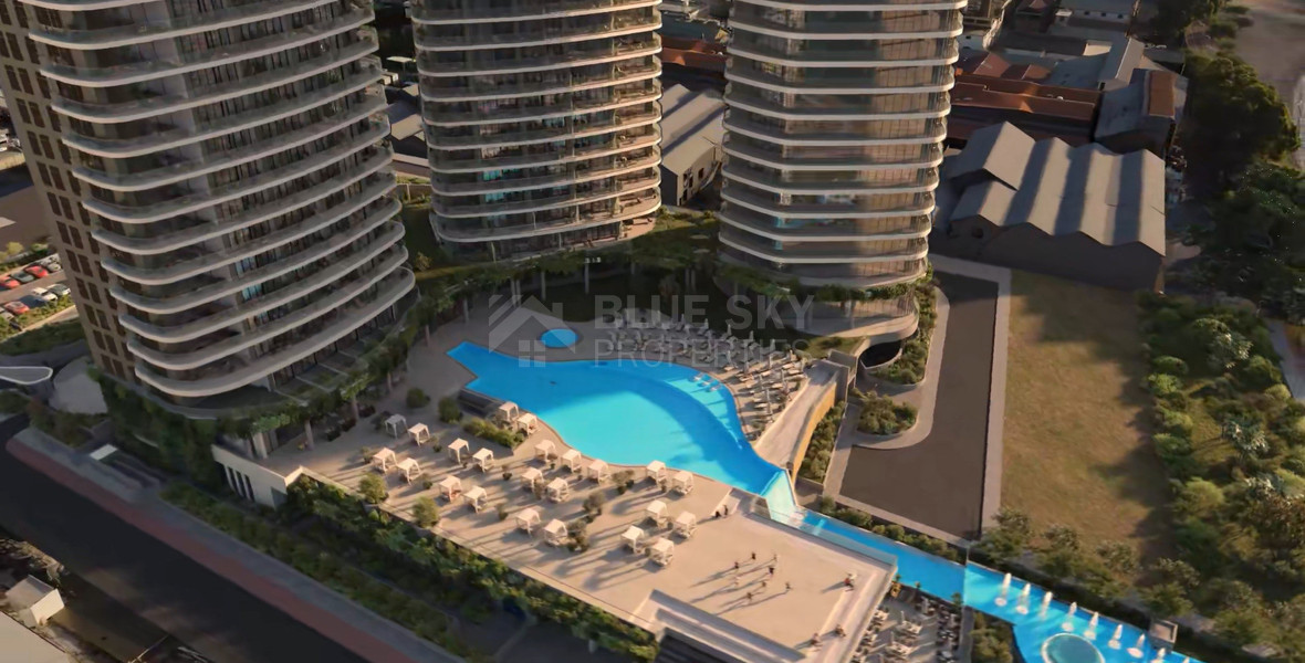 Elegant Seafront Living in Limassol – Spacious Three-Bedroom Residence for sale close to Limassol Marina