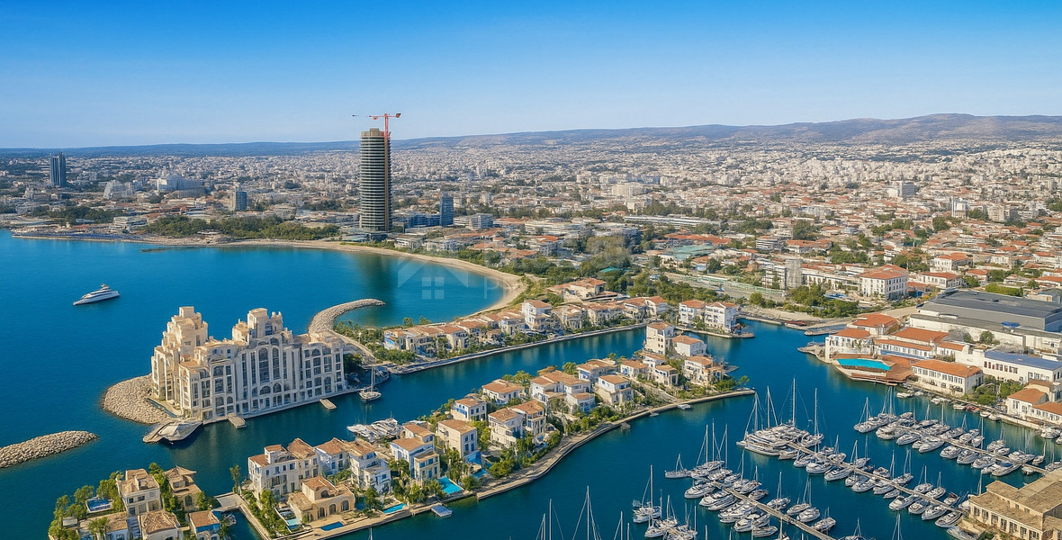 Elegant Seafront Living in Limassol – Spacious Three-Bedroom Residence for sale close to Limassol Marina