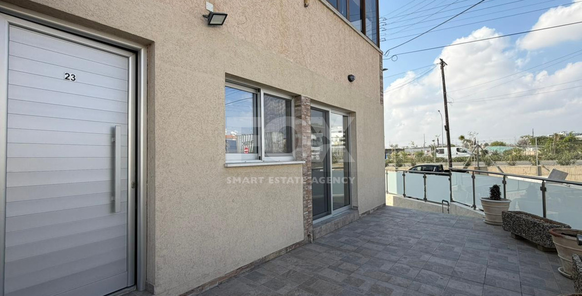 Modern One Bedroom Ground Floor Unfurnished Apartment in Kato Polemidia