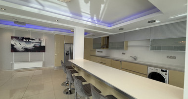 FOR RENT SIX BEDROOM PENTHOUSE OPPOSITE THE SEA IN GATED COMPLEX WITH SWIMMING POOL AND TENNIS COURT.