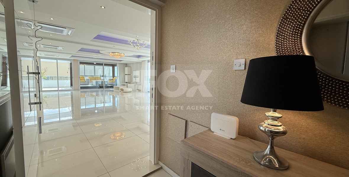 FOR RENT SIX BEDROOM PENTHOUSE OPPOSITE THE SEA IN GATED COMPLEX WITH SWIMMING POOL AND TENNIS COURT.