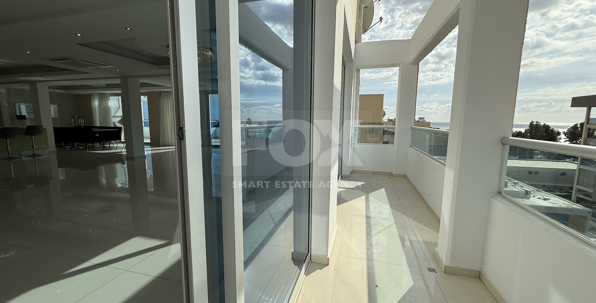 FOR RENT SIX BEDROOM PENTHOUSE OPPOSITE THE SEA IN GATED COMPLEX WITH SWIMMING POOL AND TENNIS COURT.